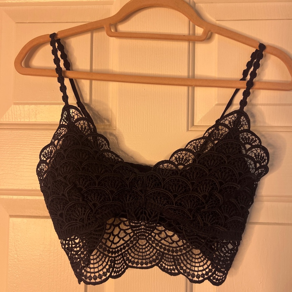 Free People Midnight Lace Bralette - Picture 2 of 5
